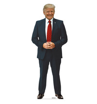 President Donald Trump Lifesize Outdoor Coroplast Cutout Cstandee Standee - £55.35 GBP