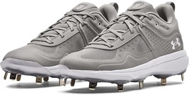 new UNDER ARMOUR GLYDE MT women&#39;s sz 6 gray softball baseball shoes meta... - £23.85 GBP