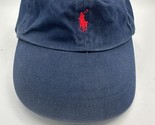 Polo Ralph Lauren Hat Cap Blue Red Pony Infant Baby One Size Stretch Flex - $9.74