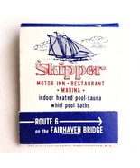 Skipper Motor Inn Vintage Matchbook Fairhaven Nautical Matches Unstruck ... - $373.49 MXN