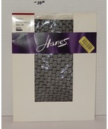 Vintage Hanes Fishnet Pantyhose Size AB Quilted CT Style OA259 Black Sto... - $275.55 MXN