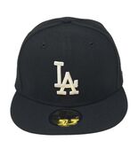 Los Angeles Dodgers New Era 59FIFTY Black Fitted Hat Authentic Collection - $42.99+