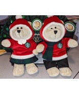 STARBUCKS BEARISTA XMAS BOY &amp; GIRL 2018 THAILAND (SET 2 BEAR) - £42.40 GBP