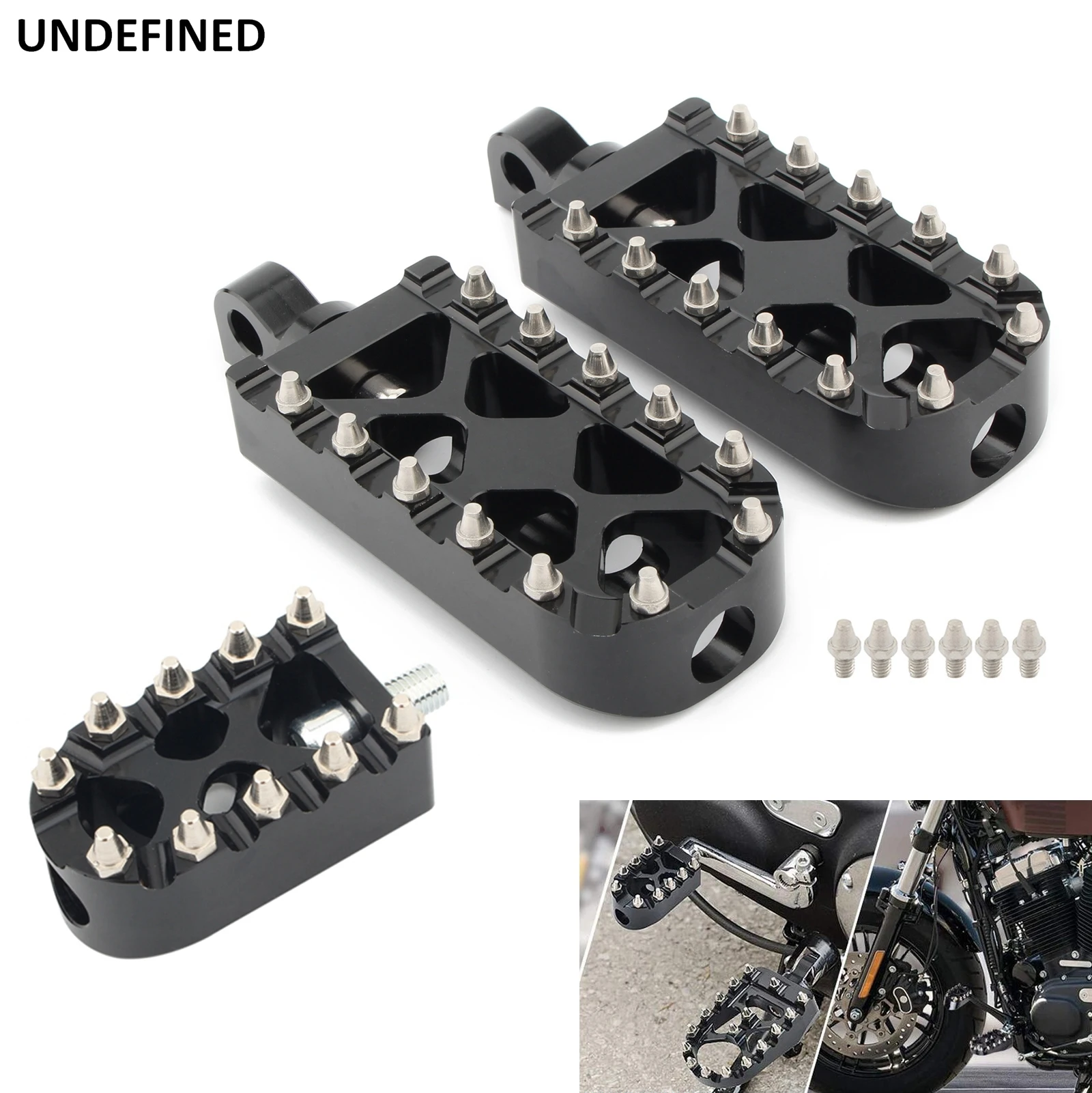 MX Foot Pegs Footrest Gear Shift Brake Pedals Toe Shifter Peg For Harley - £19.42 GBP+