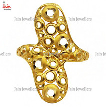 18 Karat, 22 Kt Solid gelb Gold damen Verlobung Ring Größe 7-8-9 10 11 12 13 - £434.95 GBP+