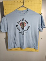 Vtg New Orleans School Of Cooking T Shirt Size XL 90s French Quarter - £11.63 GBP
