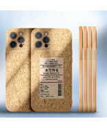 For iPhone 13 12 11 X 8 7 Plus Pro Max Mini Cork Wood Breathable Shockpr... - £6.97 GBP+