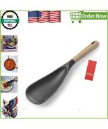 Heat Resistant 11.4&#39;&#39; Black Silicone Spoon - Perfect for Nonstick Cookware - $315.55 MXN