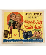 When My Baby Smiles At Me vintage movie poster - £197.54 GBP