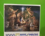 Bits &amp; Pieces  Puzzle 1000 Pc Christmas In The Manger Nativity Scene Puzzle - $31.78