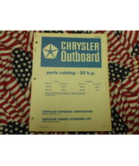 1969 Chrysler Outboard 20 HP Parts Catalog - $372.61 MXN