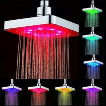 Color Changing Rainfall Shower Head - £32.51 GBP