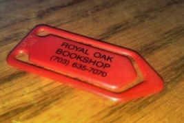 Vintage Royal Oak Bookshop Small Plastic Bookmark Front Royal Virginia C... - $16.99