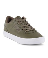 Fila Men&#39;s Distress Casual Leather Sneaker Shoes Taupe / White Size 12 - £47.59 GBP