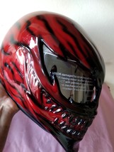 Carnage Venom helmet / custom motorcycle helmet Free international shipping - £417.06 GBP