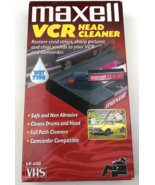 Maxell VCR Head Cleaner VHS Wet Type VP-200 Used Once in Original Package - €10,98 EUR