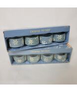 2000 Debbie Mumm Snowflake (8) Napkin Rings 18956 Target 2 Sets Plastic ... - €14,42 EUR
