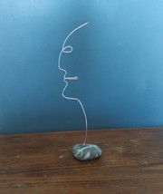 Wire. Sculpture ,man&#39;s face - $482.19 MXN