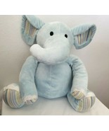 Toys R Us Animal Alley Blue Elephant Plush Stuffed Animal Stripes - £20.62 GBP