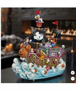 Disney Pirate Ship Halloween Animated Illuminated Lights Haunting Music ... - $2,808.04 MXN