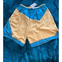 Men’s Nike DNA 8” Woven Basketball Shorts – Medium Wheat/Teal - $55.00