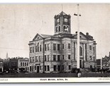 Des Moines County Court House Burlington Iowa IA DB Postcard Y5 - £3.84 GBP