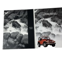 2 Jeep Wrangler Accessory from Mopar Booklet and 2000 Sales Dealer Brochure - £10.96 GBP