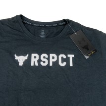 Under Armour Project Rock Respect Black T-Shirt Mens Size Large Tee NEW - $29.99