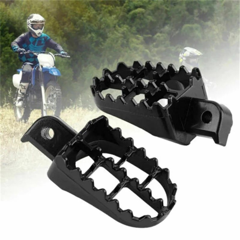 Motorcycle Foot Pegs Pedal Footrest Motorbike Accessories Universal For ... - $7.93