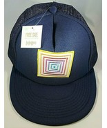 LuLaRoe Blue Trucker Hat New With Tags Mesh Snapback Square Logo - £18.49 GBP