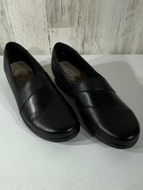 Clarks Collection Women’s Hope Piper Loafer Size 10 Black Leather Casual - $34.62