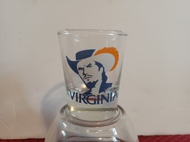 UNIVERSITY OF VIRGINIA SHOT GLASS UVA CAVMAN Over Script 83-94 Logo. NCAA - £12.39 GBP