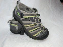 KEEN Newport Gray Green Waterproof Sport Sandals Shoes KIDS US 13 EU 31 - $23.75