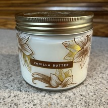 Bellevue Vanilla Butter 12oz Luxury Artisan Double Wick W/ESSENTIAL Oils New - £30.36 GBP