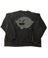 Kirby Nintendo Crew Neck Black Long Sleeve Sweatshirt No Tag Fits Size 2XL - $20.00