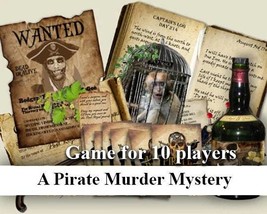 Pirate Murder Mystery dinner  party game download. Instant Download. | P... - $375.27 MXN