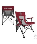 South Carolina Gamecocks Hard Arm Chair Red Black NCAA Tailgating Camping - $139.22 CAD