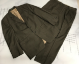 Ralph Lauren Suit Mens 44L Suit Jacket 36x29 Pants Dark Green Wool Two B... - £108.24 GBP