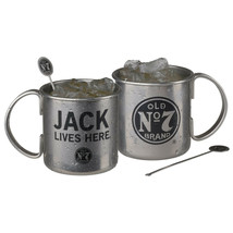 Jack Daniel&#39;s Tennessee Mule Mug Set Silver - £35.95 GBP