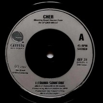 Cher - I Found Someone / Dangerous Times [7&quot; 45 rpm Single] UK Import - £3.57 GBP