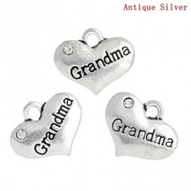 Grandma Charm Pendant Lot 10 pcs DIY Jewelry findings DIY c201 - £5.14 GBP