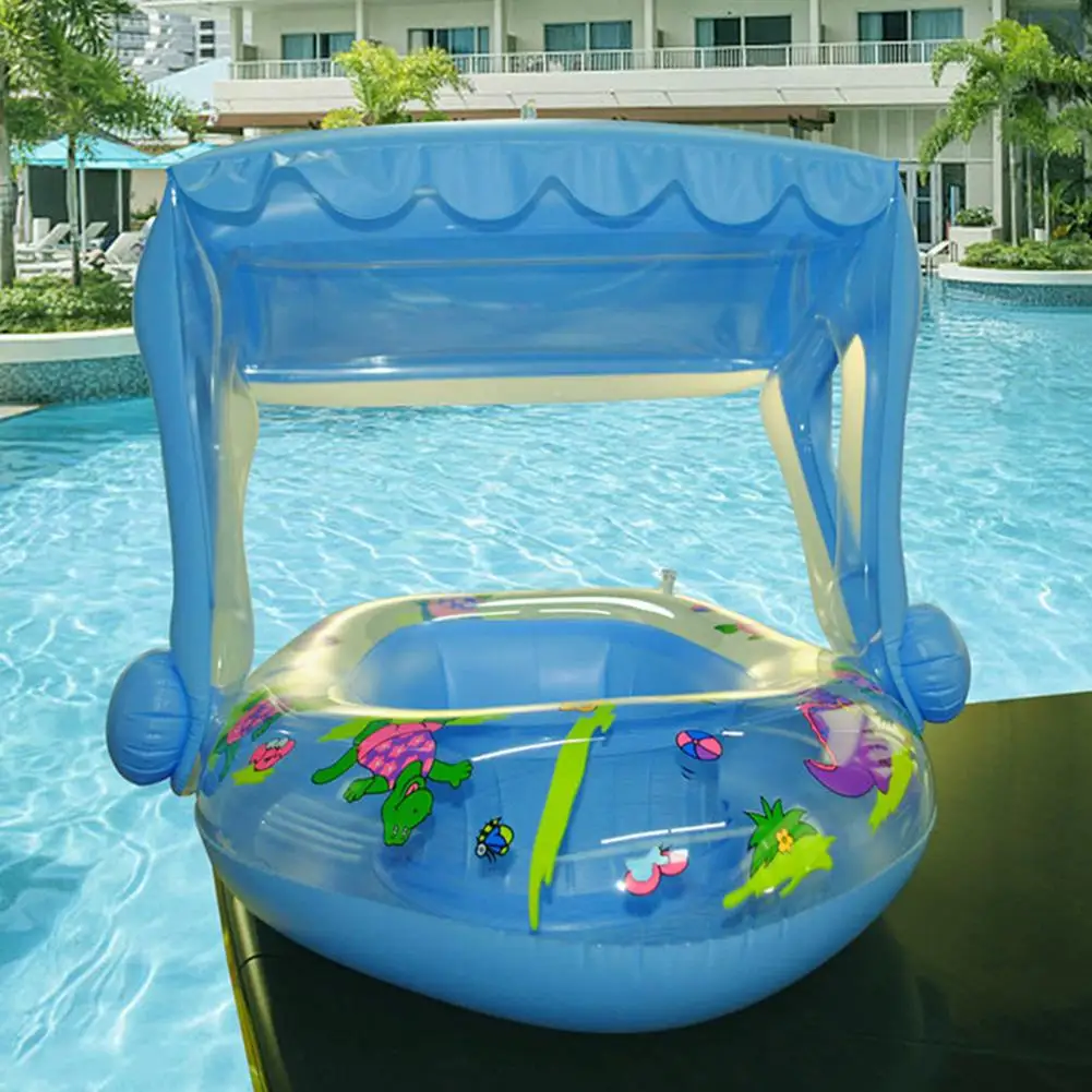 Summer Baby Pool Float Inflatable Boat Children Swimming Pool Circle Loungers - £22.30 GBP