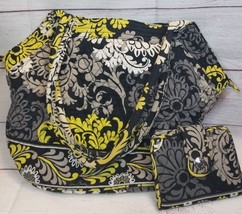 Vera Bradley Baroque 2010 Fabric Quilted Shoulder Bag Shopper w/Wallet  ... - £17.37 GBP