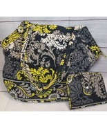 Vera Bradley Baroque 2010 Fabric Quilted Shoulder Bag Shopper w/Wallet  ... - £17.08 GBP