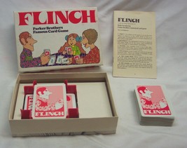 Vintage 1976 Parker Brothers FLINCH Famous Card Game 1970&#39;s - £11.59 GBP