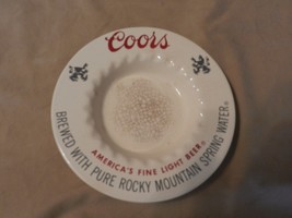 Vintage Coors America&#39;s Fine Light Beer Ash Tray (M) - £19.54 GBP