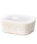 Pioneer Woman ~ VINTAGE LACE ~ LINEN ~ Two (2) Quart ~ Storage Container... - €42,68 EUR