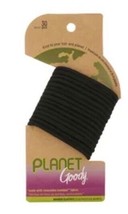 Planet Goody Bamboo Elastics Ponytail Holders, Pack of 30, Black - £7.95 GBP