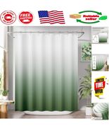 Water Resistant Ombre Shower Curtain Set with 12 Hooks - Elegant Farmhou... - $490.86 MXN