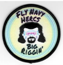 3&quot; NAVY VX-30 HERCS/BIG RIGGIN BULLET EMBROIDERED PATCH - £31.92 GBP